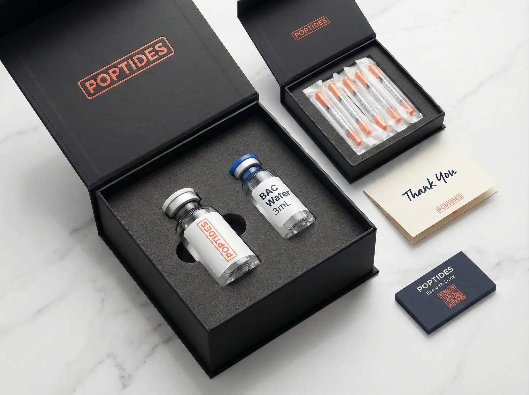 Poptides packaging