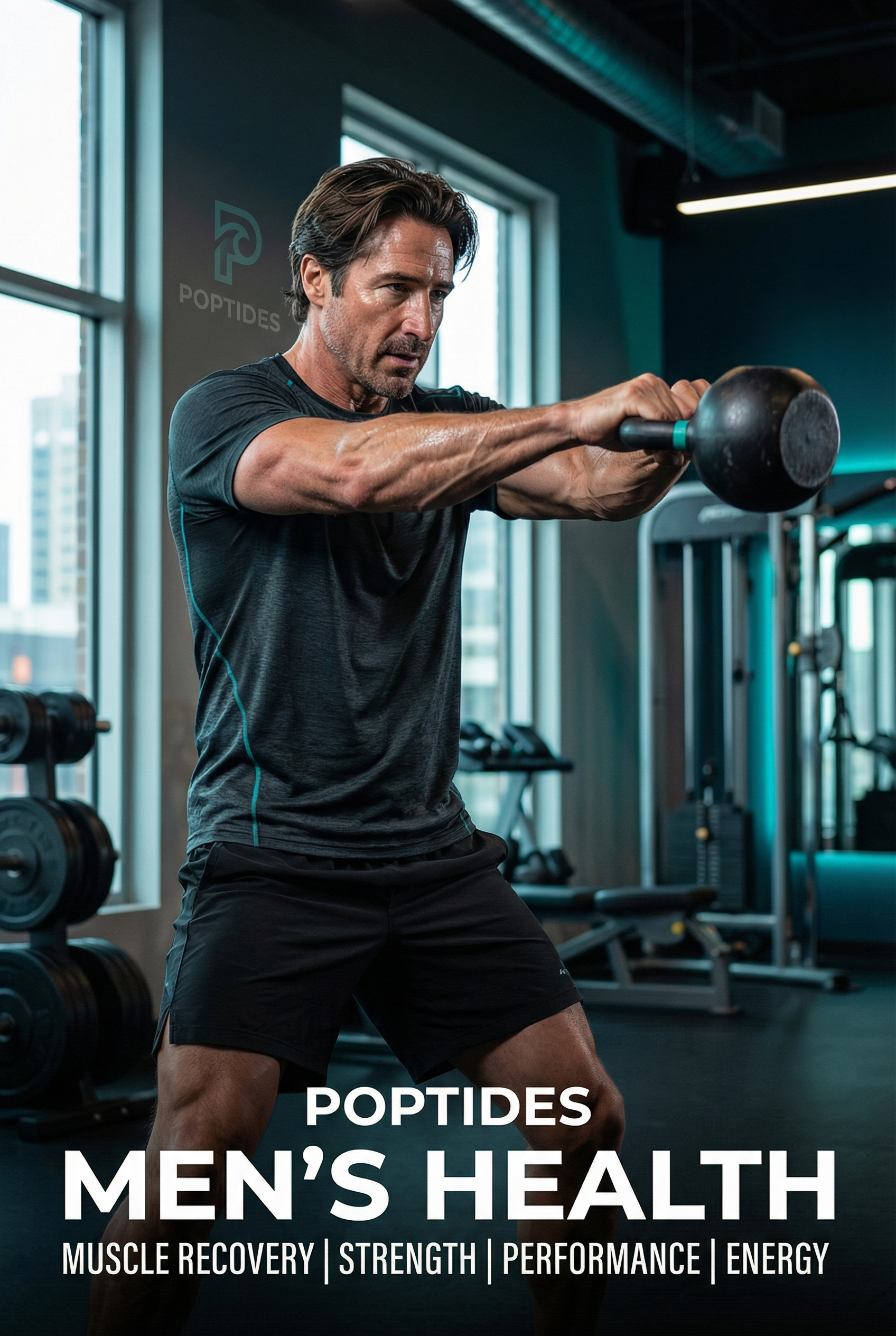 Men's health and fitness with Poptides