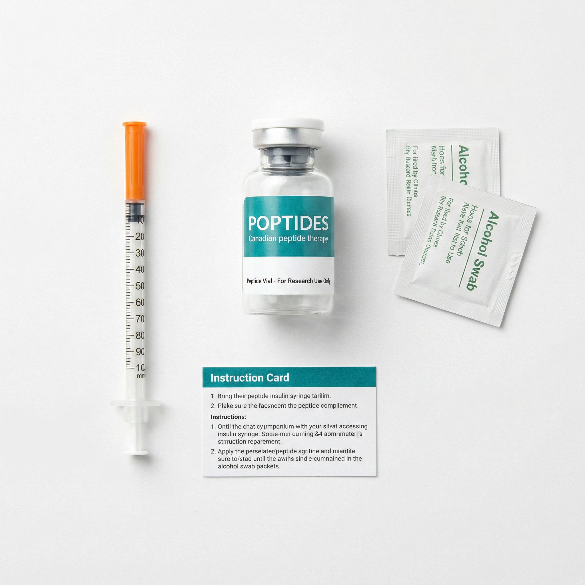 Peptide injection kit