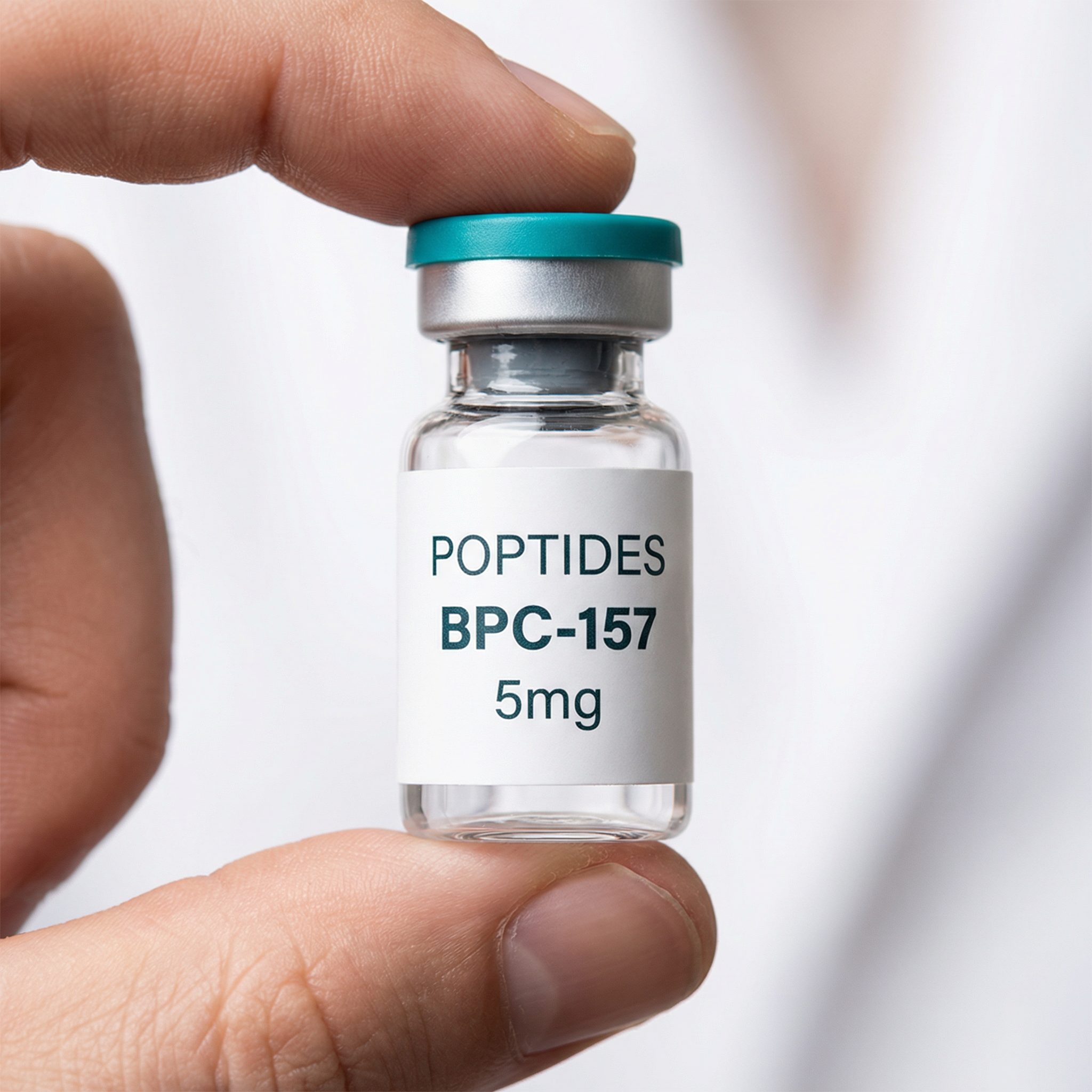 Peptide vial closeup
